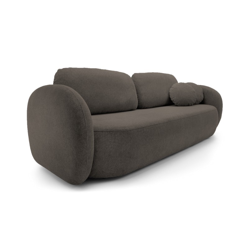 Sofa OLIO z funkcja spania i pojemnikiem CIEMNY SZARY ARAGON 97 Sofa OLIO z funkcja spania i pojemnikiem CIEMNY SZARY ARAGON 97