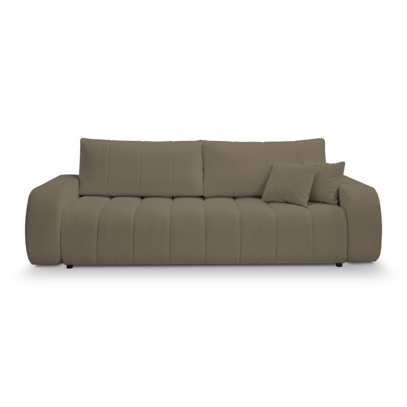Sofa BALOO z funkcja spania i pojemnikiem JASNY BRĄZ LAMBI 03 Sofa BALOO z funkcja spania i pojemnikiem JASNY BRĄZ LAMBI 03