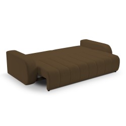 Sofa BALOO z funkcja spania i pojemnikiem BRĄZOWY LAMBI 04 Sofa BALOO z funkcja spania i pojemnikiem BRĄZOWY LAMBI 04