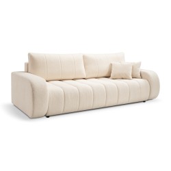 Sofa BALOO z funkcja spania i pojemnikiem CREMOWY LAMBI 08