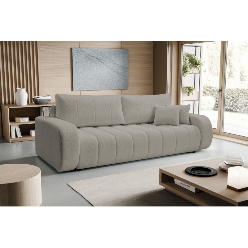 Sofa BALOO z funkcja spania i pojemnikiem JASNY SZARY LAMBI 11 Sofa BALOO z funkcja spania i pojemnikiem JASNY SZARY LAMBI 11