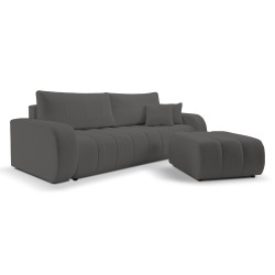 Sofa BALOO z funkcja spania i pojemnikiem CIEMNY SZARY LAMBI 12 Sofa BALOO z funkcja spania i pojemnikiem CIEMNY SZARY LAMBI 12