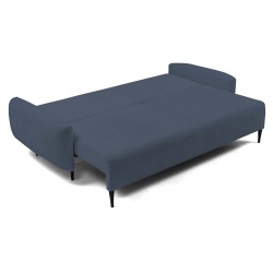 Sofa BOHO z funkcja spania i pojemnikiem CIENONIEBIESKI PERFECT HARMONY 77 Sofa BOHO z funkcja spania i pojemnikiem CIENONIEBIESKI PERFECT HARMONY 77