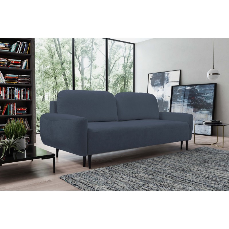 Sofa BOHO z funkcja spania i pojemnikiem CIENONIEBIESKI PERFECT HARMONY 77 Sofa BOHO z funkcja spania i pojemnikiem CIENONIEBIESKI PERFECT HARMONY 77