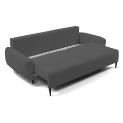 Sofa BOHO z funkcja spania i pojemnikiem GRAFITOWY PERFECT HARMONY 90 Sofa BOHO z funkcja spania i pojemnikiem GRAFITOWY PERFECT HARMONY 90