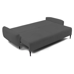 Sofa BOHO z funkcja spania i pojemnikiem GRAFITOWY PERFECT HARMONY 90 Sofa BOHO z funkcja spania i pojemnikiem GRAFITOWY PERFECT HARMONY 90