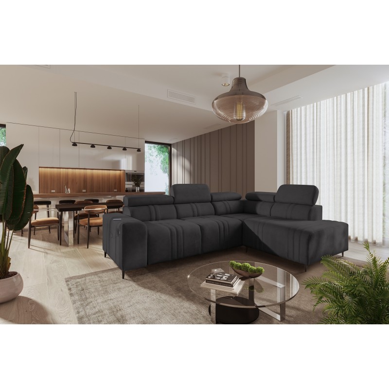 Narożnik Verona VII z funkcją spania tkanina Vena 20 Narożnik Verona VII z funkcją spania tkanina Vena 20