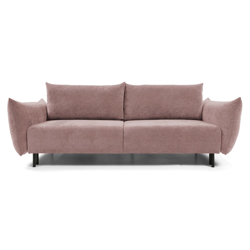 Sofa ADEL z funkcja spania i pojemnikiem BRUDNY RÓŻ OVER THE HORIZON 64 Sofa ADEL z funkcja spania i pojemnikiem BRUDNY RÓŻ OVER THE HORIZON 64