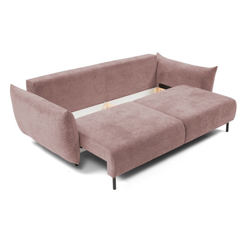 Sofa ADEL z funkcja spania i pojemnikiem BRUDNY RÓŻ OVER THE HORIZON 64 Sofa ADEL z funkcja spania i pojemnikiem BRUDNY RÓŻ OVER THE HORIZON 64