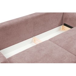Sofa ADEL z funkcja spania i pojemnikiem BRUDNY RÓŻ OVER THE HORIZON 64 Sofa ADEL z funkcja spania i pojemnikiem BRUDNY RÓŻ OVER THE HORIZON 64