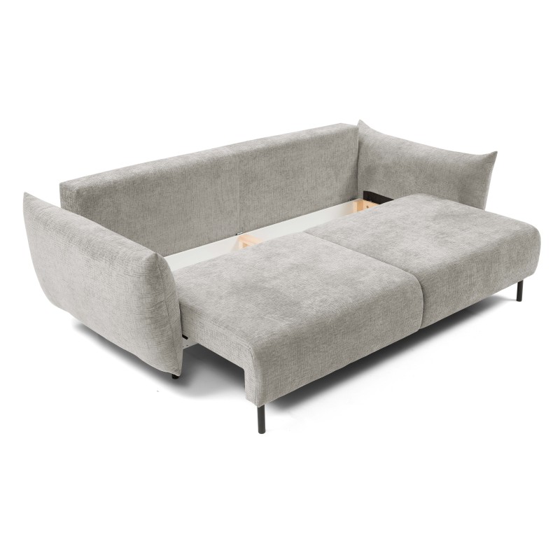 Sofa ADEL z funkcja spania i pojemnikiem JASNY SZARY OVER THE HORIZON 80 Sofa ADEL z funkcja spania i pojemnikiem JASNY SZARY OVER THE HORIZON 80