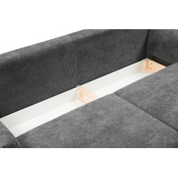 Sofa ADEL z funkcja spania i pojemnikiem GRAFIT OVER THE HORIZON 97 Sofa ADEL z funkcja spania i pojemnikiem GRAFIT OVER THE HORIZON 97