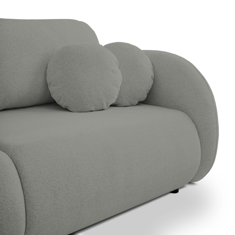 Sofa LOOP z funkcja spania i pojemnikiem CIEMNY SZARY RAVEN 07 Sofa LOOP z funkcja spania i pojemnikiem CIEMNY SZARY RAVEN 07