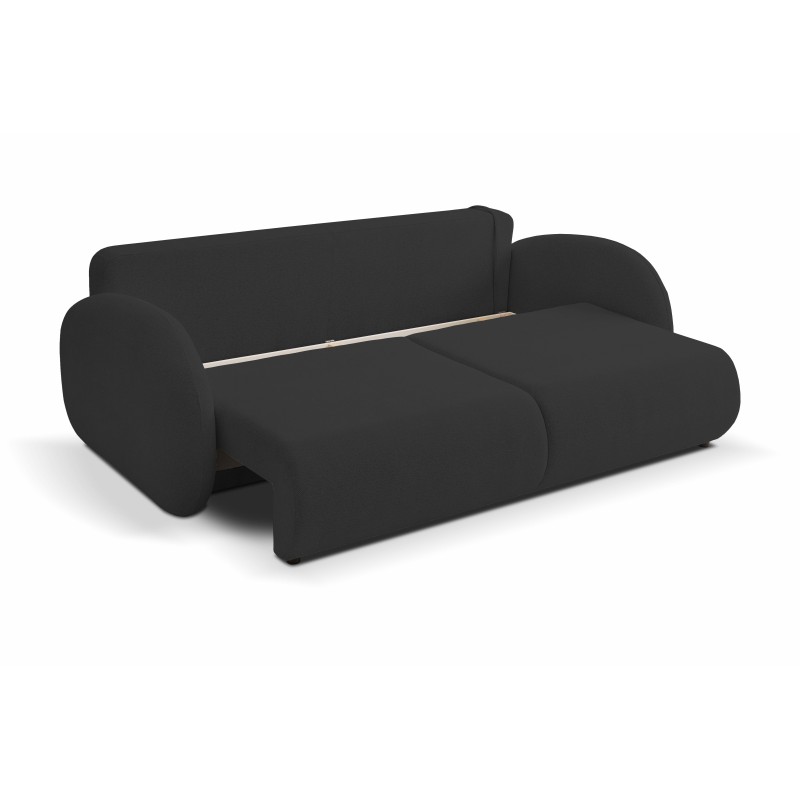 Sofa LOOP z funkcja spania i pojemnikiem CZARNY RAVEN 18 Sofa LOOP z funkcja spania i pojemnikiem CZARNY RAVEN 18