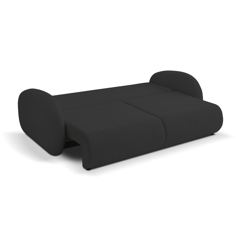 Sofa LOOP z funkcja spania i pojemnikiem CZARNY RAVEN 18 Sofa LOOP z funkcja spania i pojemnikiem CZARNY RAVEN 18