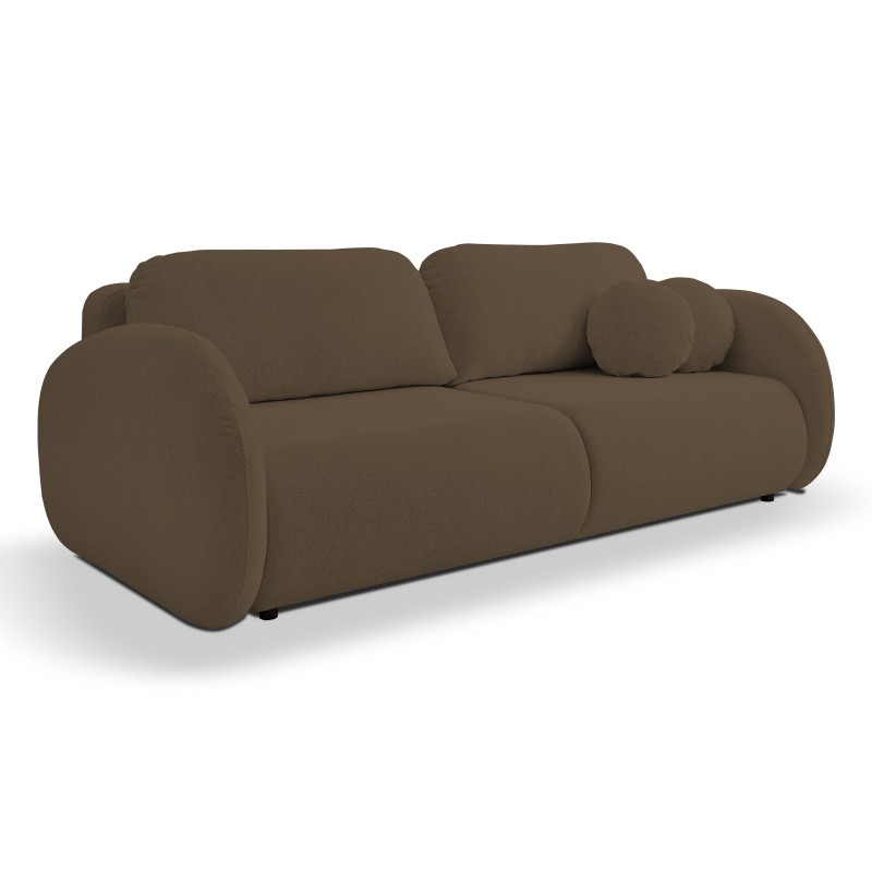 Sofa LOOP z funkcja spania i pojemnikiem BRĄZOWY RAVEN 45 Sofa LOOP z funkcja spania i pojemnikiem BRĄZOWY RAVEN 45