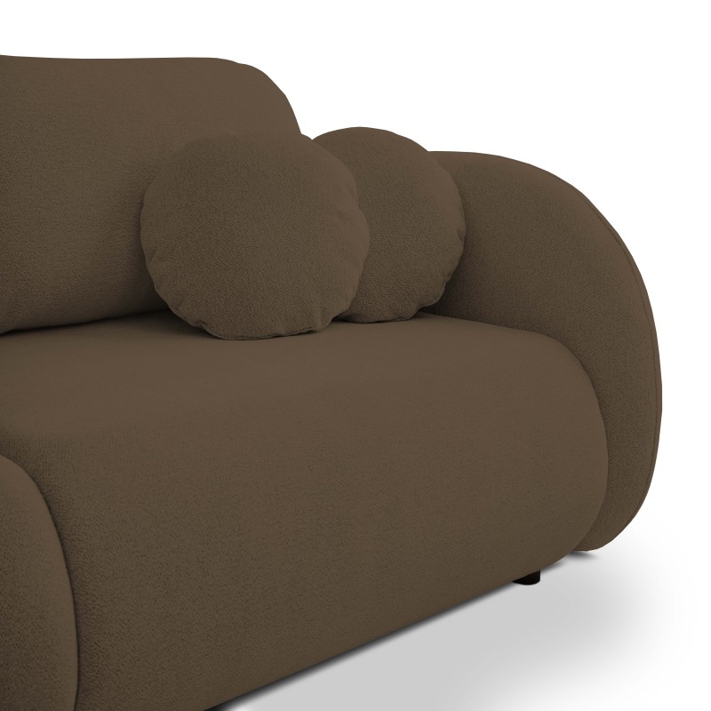 Sofa LOOP z funkcja spania i pojemnikiem BRĄZOWY RAVEN 45 Sofa LOOP z funkcja spania i pojemnikiem BRĄZOWY RAVEN 45