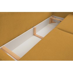Sofa LOOP z funkcja spania i pojemnikiem ZŁOTY RAVEN 66 Sofa LOOP z funkcja spania i pojemnikiem ZŁOTY RAVEN 66