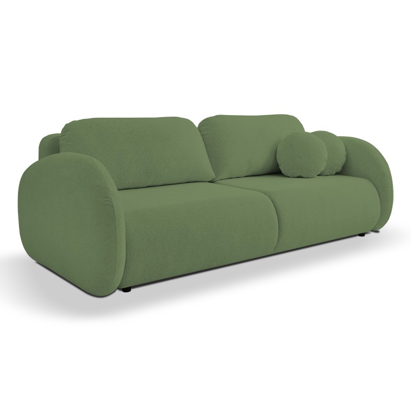 Sofa LOOP z funkcja spania i pojemnikiem ZIELONY RAVEN 77 Sofa LOOP z funkcja spania i pojemnikiem ZIELONY RAVEN 77