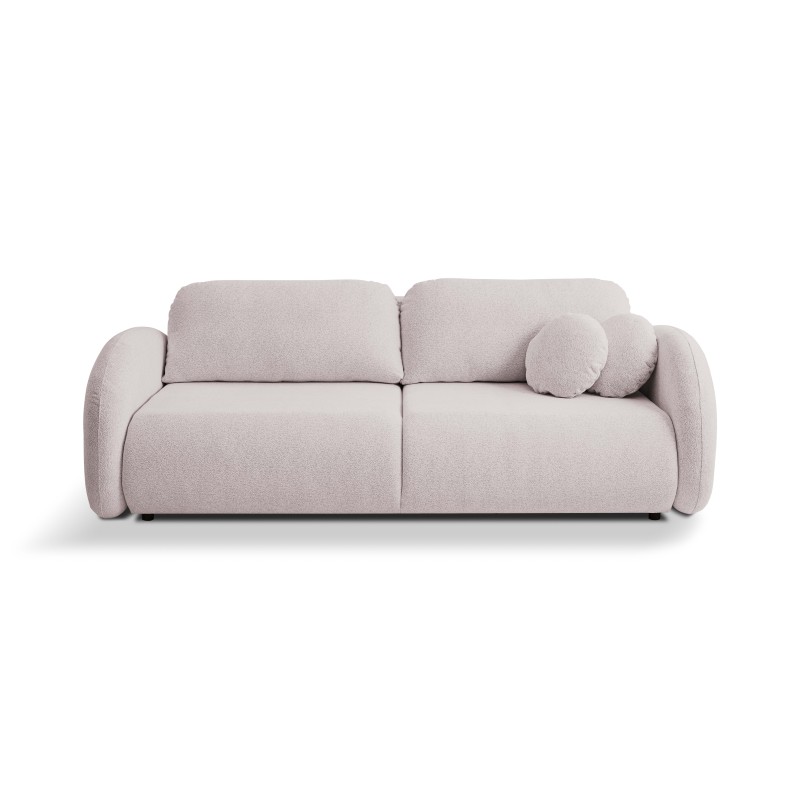 Sofa LOOP z funkcja spania i pojemnikiem PUDROWY RÓŻ RAVEN 91 Sofa LOOP z funkcja spania i pojemnikiem PUDROWY RÓŻ RAVEN 91