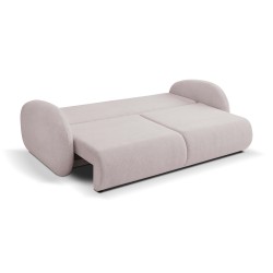 Sofa LOOP z funkcja spania i pojemnikiem PUDROWY RÓŻ RAVEN 91 Sofa LOOP z funkcja spania i pojemnikiem PUDROWY RÓŻ RAVEN 91