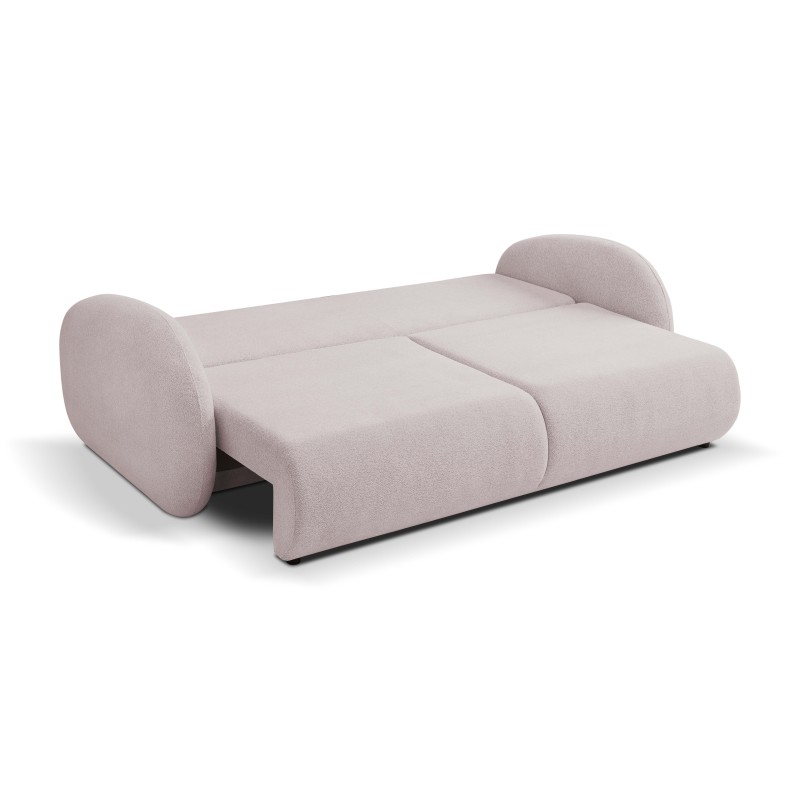 Sofa LOOP z funkcja spania i pojemnikiem PUDROWY RÓŻ RAVEN 91 Sofa LOOP z funkcja spania i pojemnikiem PUDROWY RÓŻ RAVEN 91