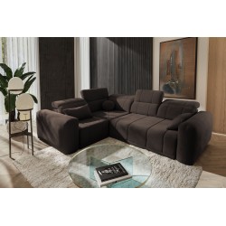 Narożnik Luxor II z funkcją spania Plecionka, Wind 28 - komfort i elegancja w jednym