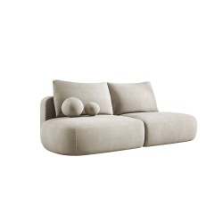 Sofa BABU z funkcja spania i pojemnikiem BEŻOWY CLOUD 03