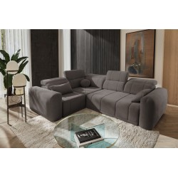 Narożnik Luxor II z funkcją spania Plecionka, Wind 21 - komfort i elegancja w jednym