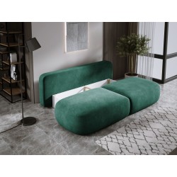 Sofa BABU z funkcja spania i pojemnikiem ZIELONY CLOUD 39 Sofa BABU z funkcja spania i pojemnikiem ZIELONY CLOUD 39
