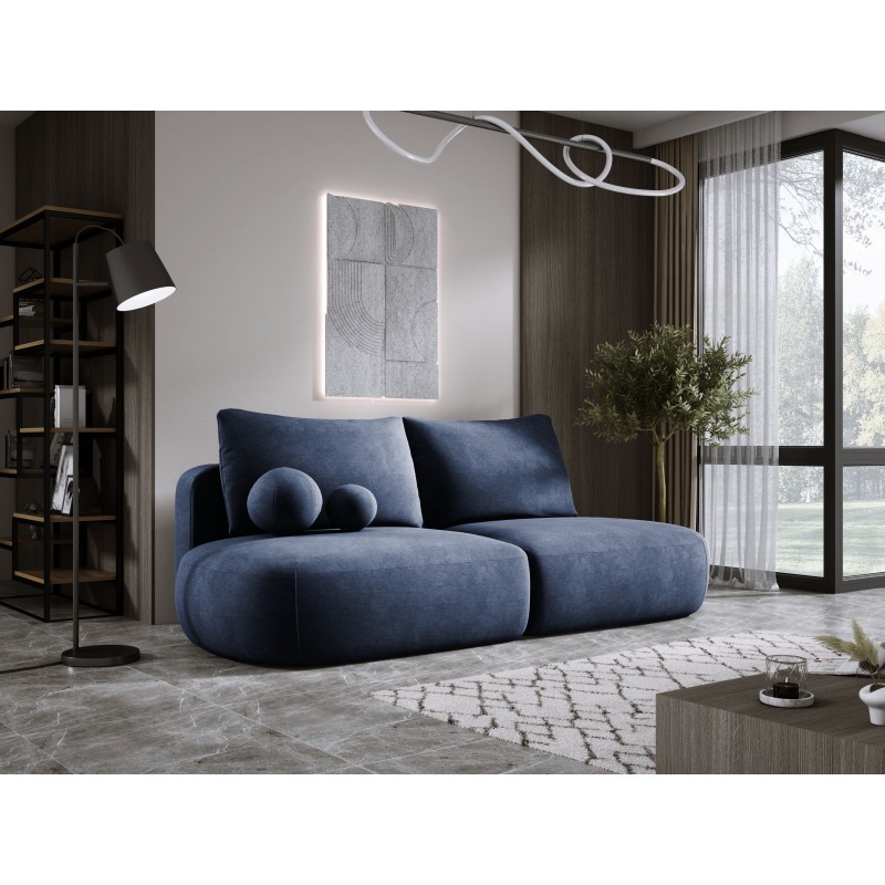 Sofa BABU z funkcja spania i pojemnikiem NIEBIESKI CLOUD 79 Sofa BABU z funkcja spania i pojemnikiem NIEBIESKI CLOUD 79