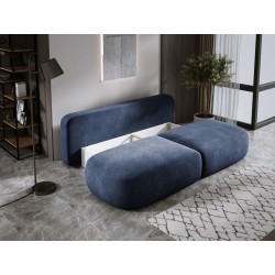 Sofa BABU z funkcja spania i pojemnikiem NIEBIESKI CLOUD 79 Sofa BABU z funkcja spania i pojemnikiem NIEBIESKI CLOUD 79