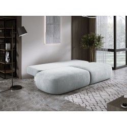 Sofa BABU z funkcja spania i pojemnikiem SREBRNY CLOUD 81 Sofa BABU z funkcja spania i pojemnikiem SREBRNY CLOUD 81