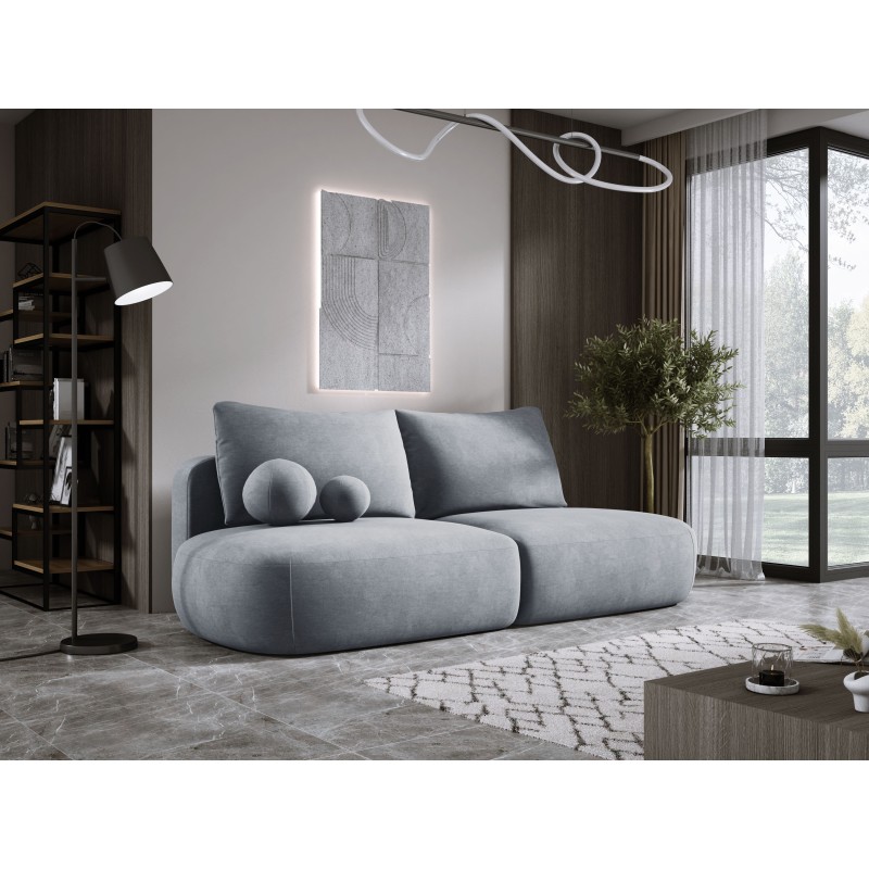 Sofa BABU z funkcja spania i pojemnikiem POPIELATY CLOUD 82 Sofa BABU z funkcja spania i pojemnikiem POPIELATY CLOUD 82
