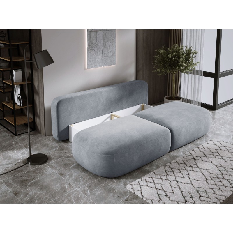 Sofa BABU z funkcja spania i pojemnikiem POPIELATY CLOUD 82 Sofa BABU z funkcja spania i pojemnikiem POPIELATY CLOUD 82