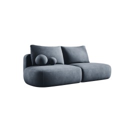 Sofa BABU z funkcja spania i pojemnikiem CIEMNY SZARY CLOUD 97