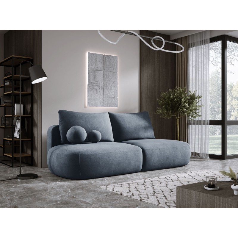 Sofa BABU z funkcja spania i pojemnikiem CIEMNY SZARY CLOUD 97 Sofa BABU z funkcja spania i pojemnikiem CIEMNY SZARY CLOUD 97