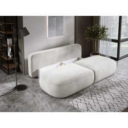 Sofa BABU z funkcja spania i pojemnikiem BEŻOWY APHRODITE 01 Sofa BABU z funkcja spania i pojemnikiem BEŻOWY APHRODITE 01