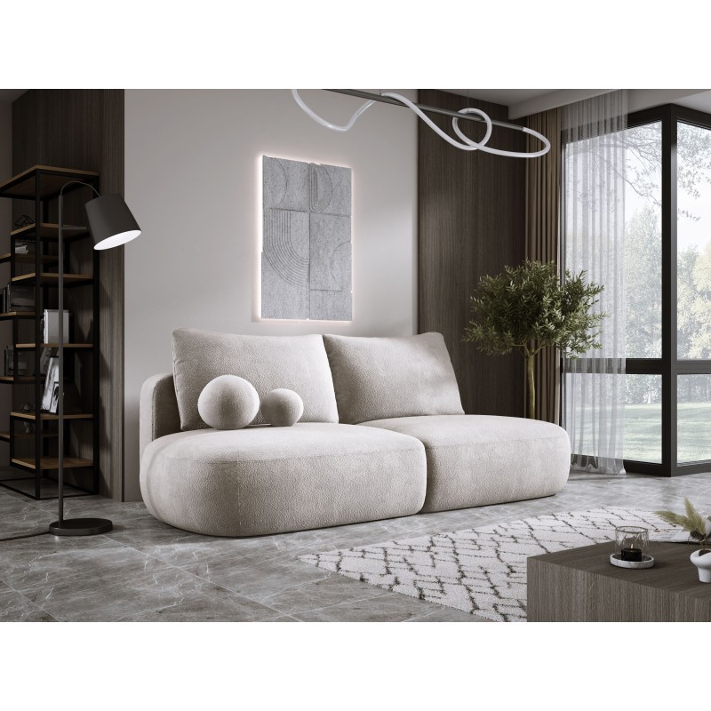 Sofa BABU z funkcja spania i pojemnikiem JASNO SZARY APHRODITE 04 Sofa BABU z funkcja spania i pojemnikiem JASNO SZARY APHRODITE 04