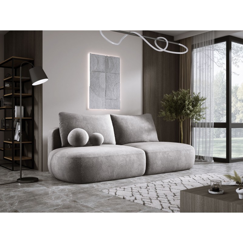 Sofa BABU z funkcja spania i pojemnikiem SZARY APHRODITE 07 Sofa BABU z funkcja spania i pojemnikiem SZARY APHRODITE 07