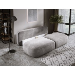 Sofa BABU z funkcja spania i pojemnikiem SZARY APHRODITE 07 Sofa BABU z funkcja spania i pojemnikiem SZARY APHRODITE 07