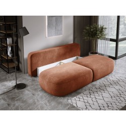 Sofa BABU z funkcja spania i pojemnikiem MIEDZIANY APHRODITE 09 Sofa BABU z funkcja spania i pojemnikiem MIEDZIANY APHRODITE 09