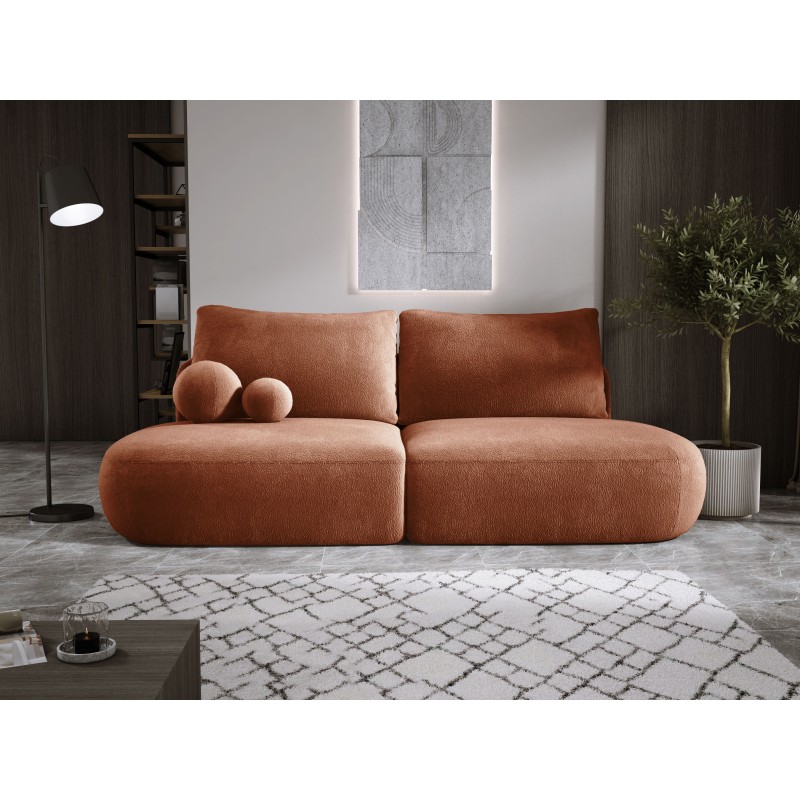 Sofa BABU z funkcja spania i pojemnikiem MIEDZIANY APHRODITE 09 Sofa BABU z funkcja spania i pojemnikiem MIEDZIANY APHRODITE 09