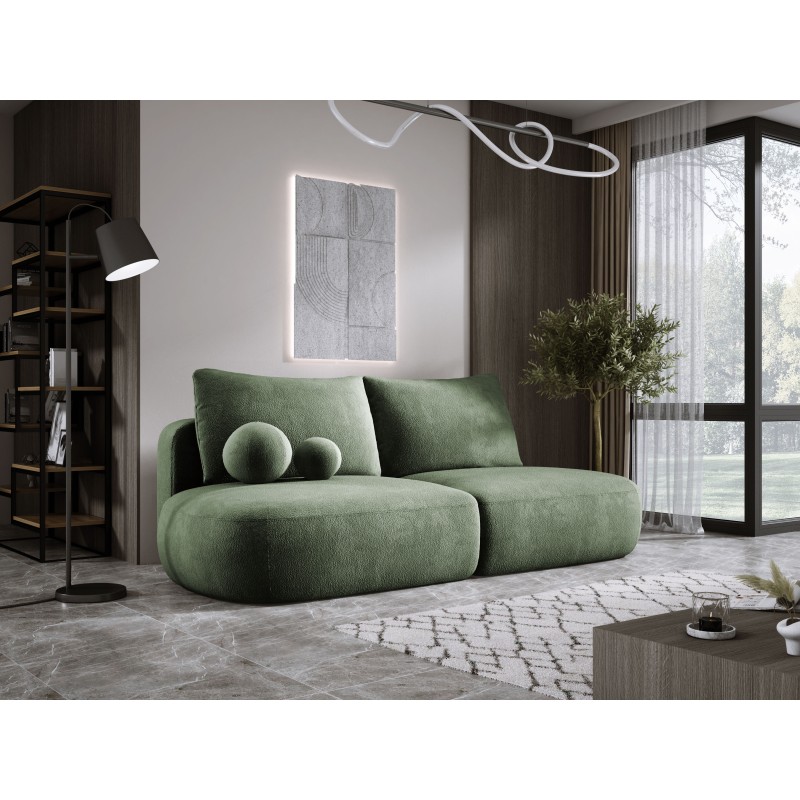 Sofa BABU z funkcja spania i pojemnikiem JASNA ZIELEŃ APHRODITE 12 Sofa BABU z funkcja spania i pojemnikiem JASNA ZIELEŃ APHRODITE 12