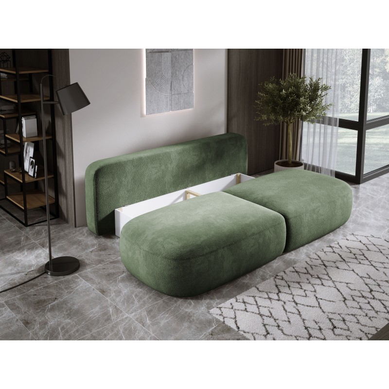 Sofa BABU z funkcja spania i pojemnikiem JASNA ZIELEŃ APHRODITE 12 Sofa BABU z funkcja spania i pojemnikiem JASNA ZIELEŃ APHRODITE 12