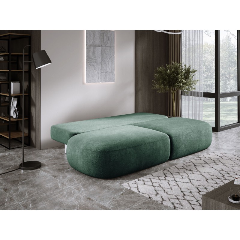Sofa BABU z funkcja spania i pojemnikiem ZIELONY APHRODITE 13 Sofa BABU z funkcja spania i pojemnikiem ZIELONY APHRODITE 13