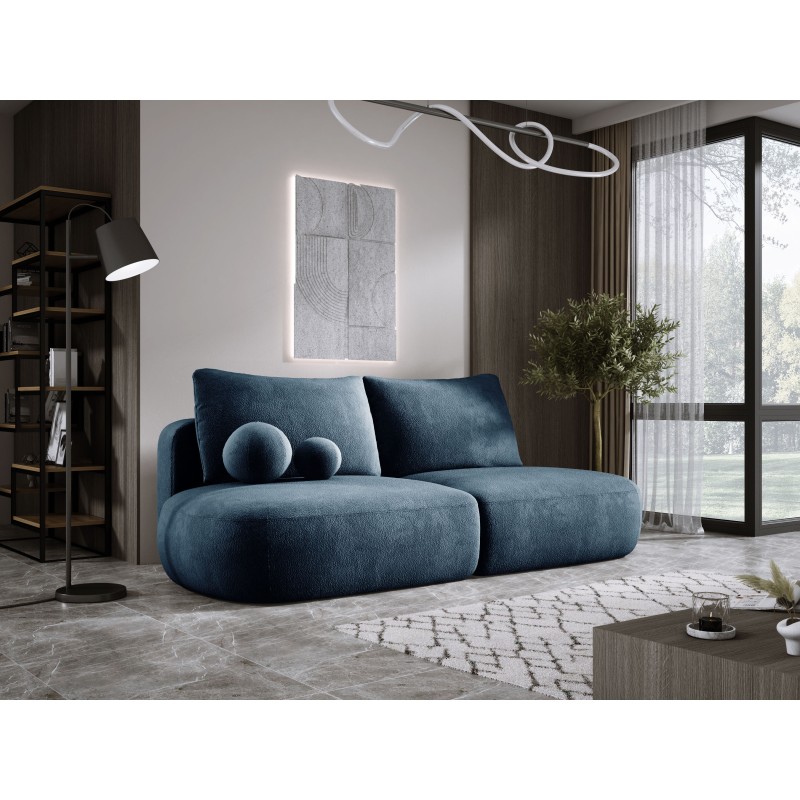 Sofa BABU z funkcja spania i pojemnikiem NIEBIESKI APHRODITE 15 Sofa BABU z funkcja spania i pojemnikiem NIEBIESKI APHRODITE 15