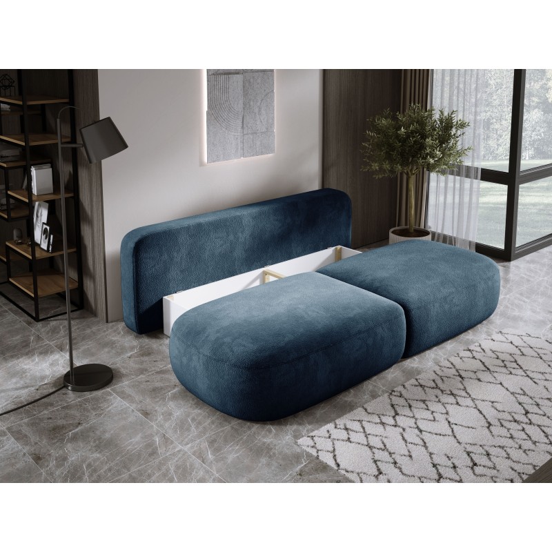 Sofa BABU z funkcja spania i pojemnikiem NIEBIESKI APHRODITE 15 Sofa BABU z funkcja spania i pojemnikiem NIEBIESKI APHRODITE 15