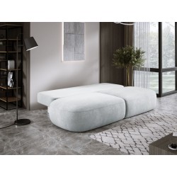 Sofa BABU z funkcja spania i pojemnikiem SREBRNY APHRODITE 20 Sofa BABU z funkcja spania i pojemnikiem SREBRNY APHRODITE 20