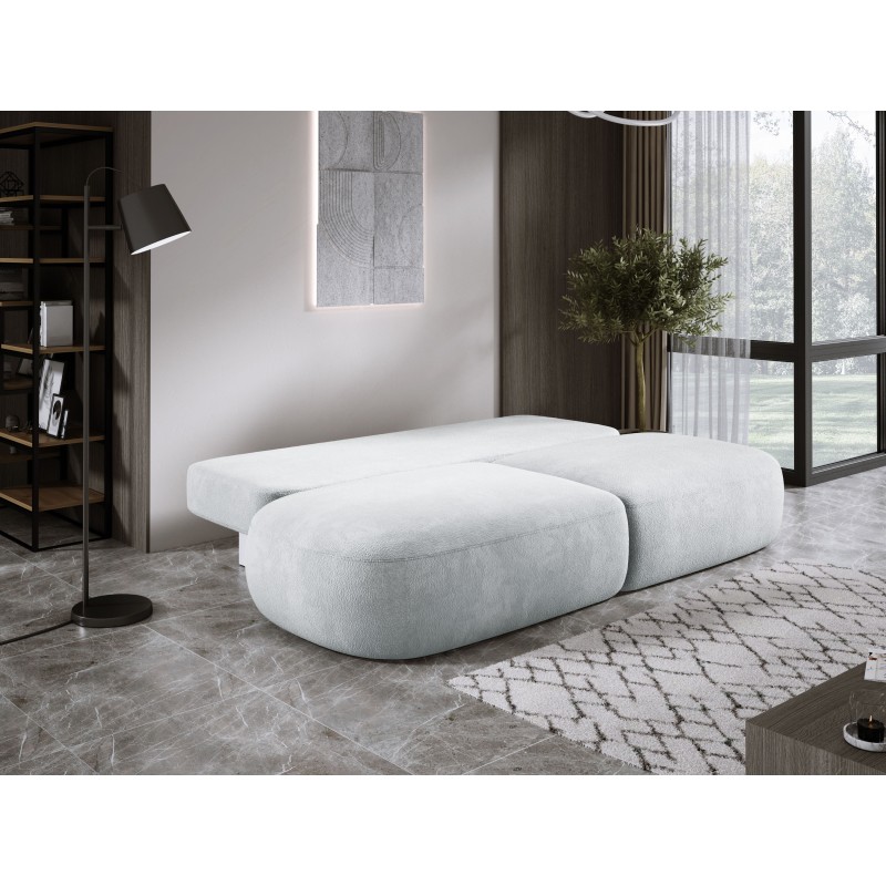 Sofa BABU z funkcja spania i pojemnikiem SREBRNY APHRODITE 20 Sofa BABU z funkcja spania i pojemnikiem SREBRNY APHRODITE 20